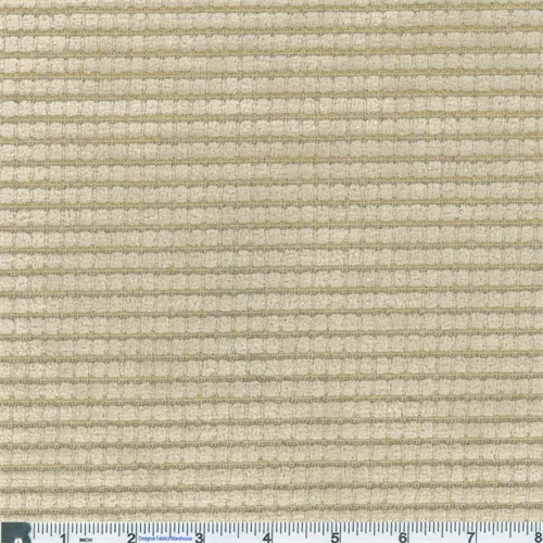 2 1/2 YD PC--Sand Beige Kahuna Stripe Chenille Home Decorating Fabric