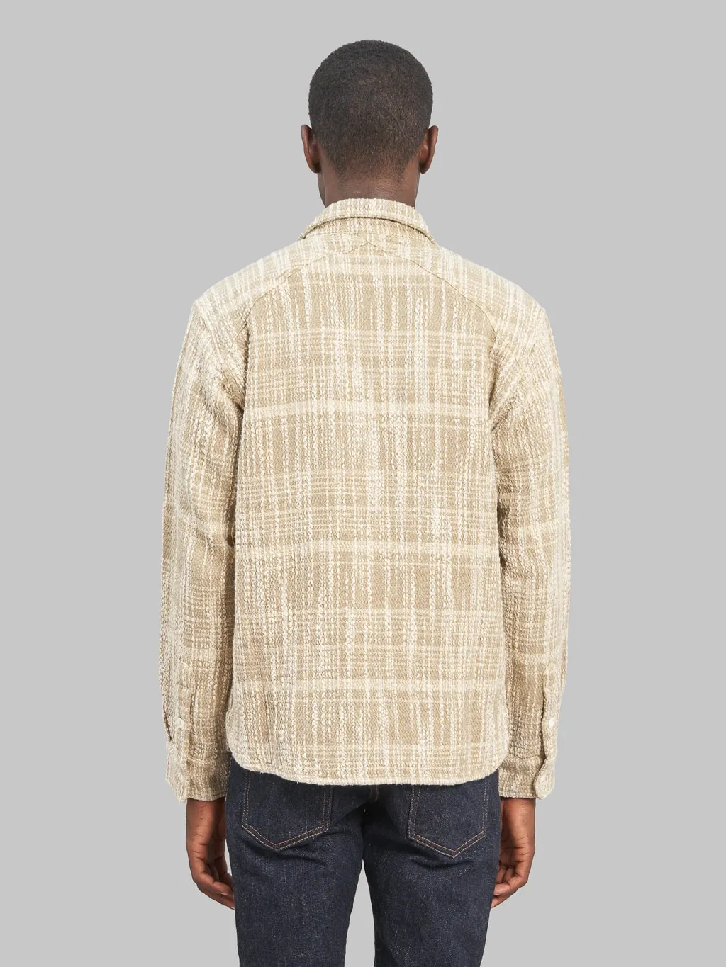 3sixteen Crosscut Flannel Alabaster Jacquard