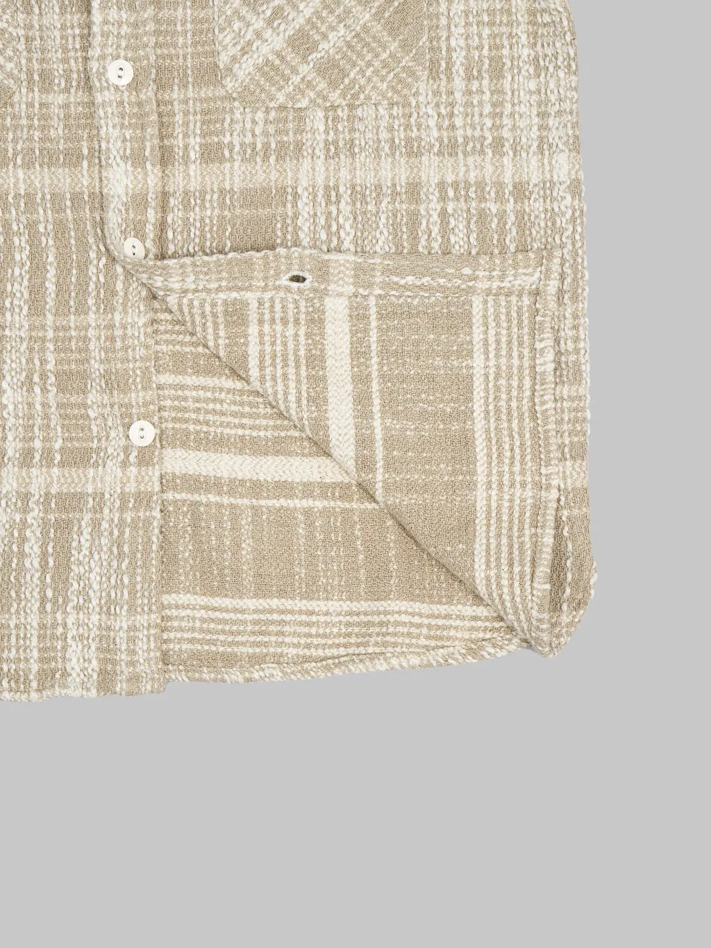 3sixteen Crosscut Flannel Alabaster Jacquard