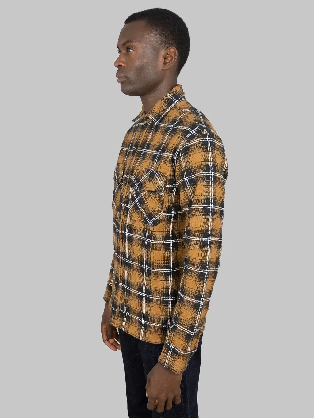 3sixteen Crosscut Flannel Sienna Check