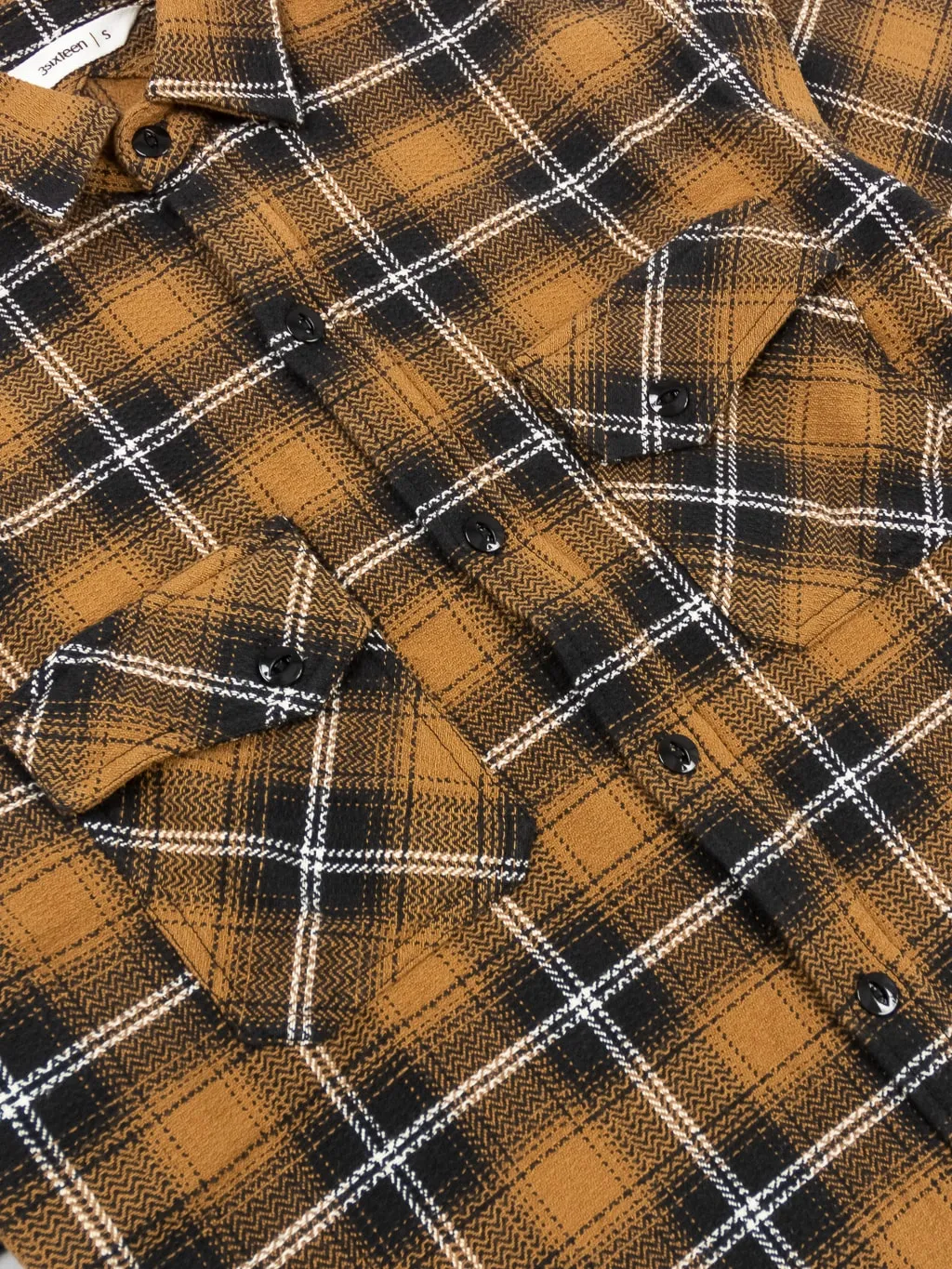 3sixteen Crosscut Flannel Sienna Check