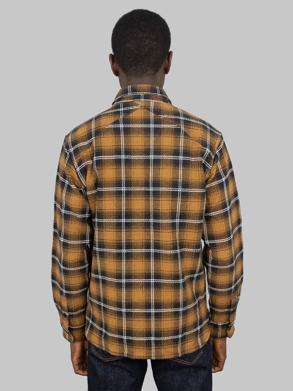 3sixteen Crosscut Flannel Sienna Check