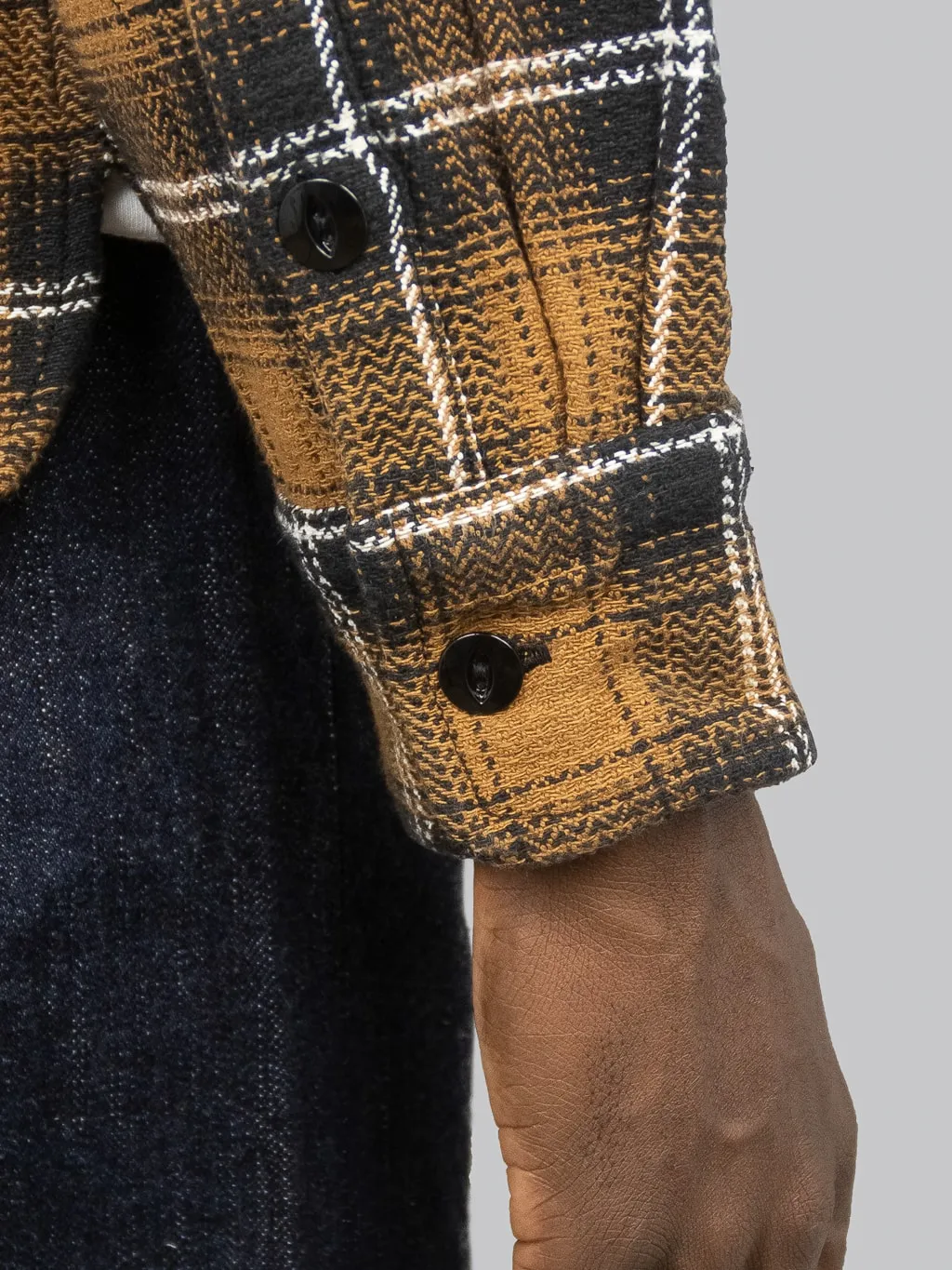 3sixteen Crosscut Flannel Sienna Check