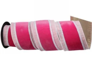 4" Pink Velvet Ribbon