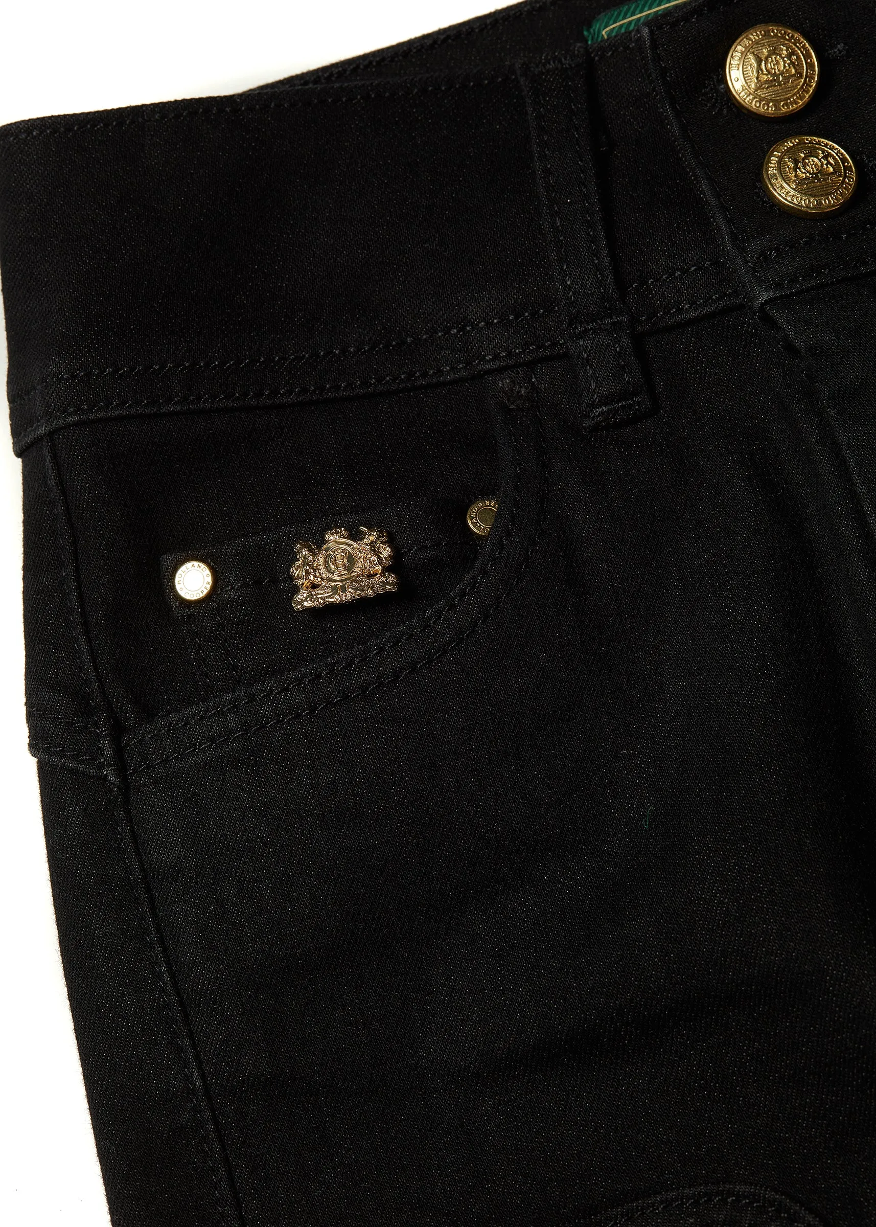 5 Pocket Jodhpur Jean (Black)