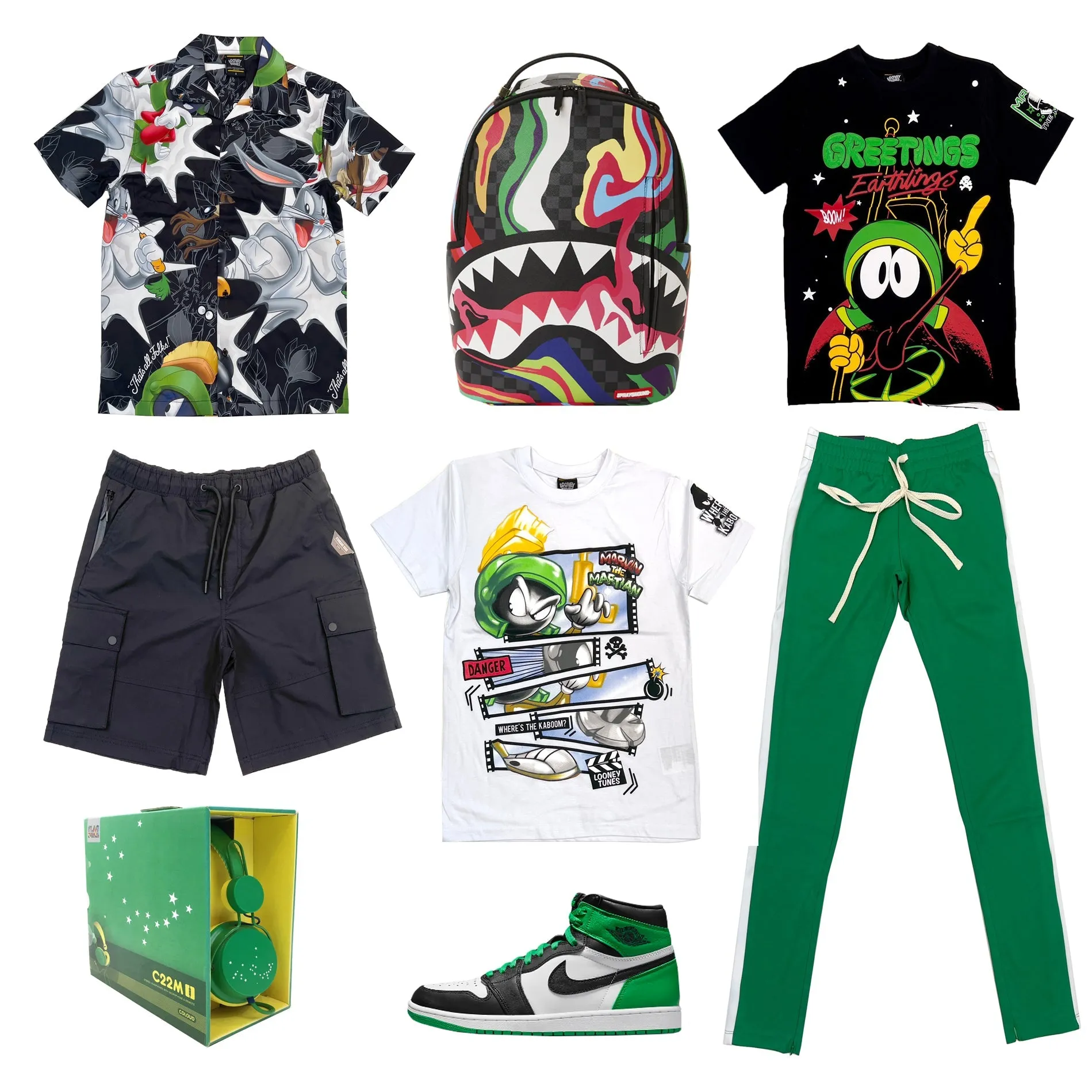 Air Jordan 1 High Lucky Green Outfit