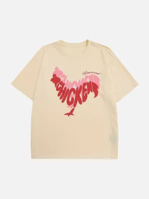 AlanBalen® - Chicken Print Tee