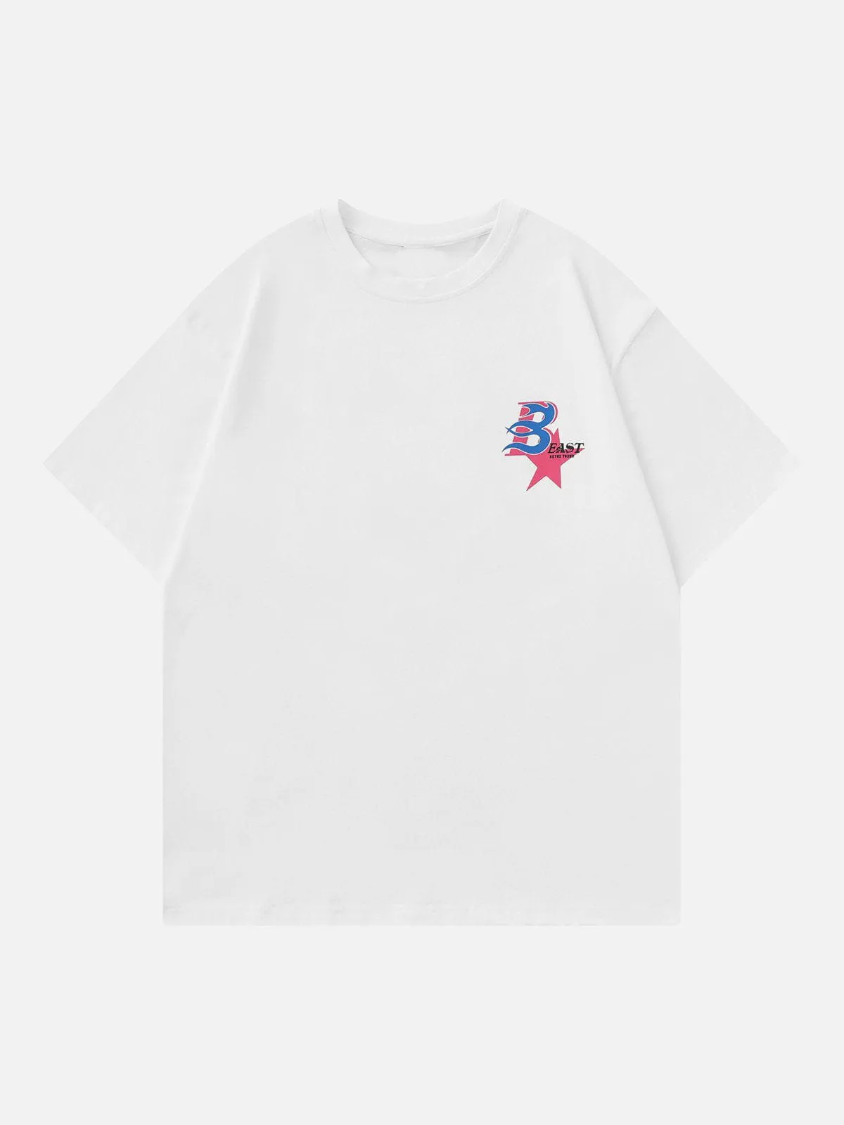 AlanBalen® - Flame Letter Star Foaming Print Tee