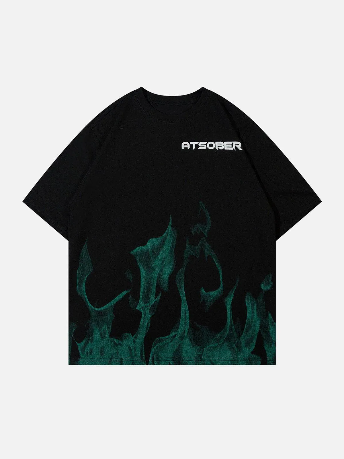 AlanBalen® - Flame Print Cotton Tee