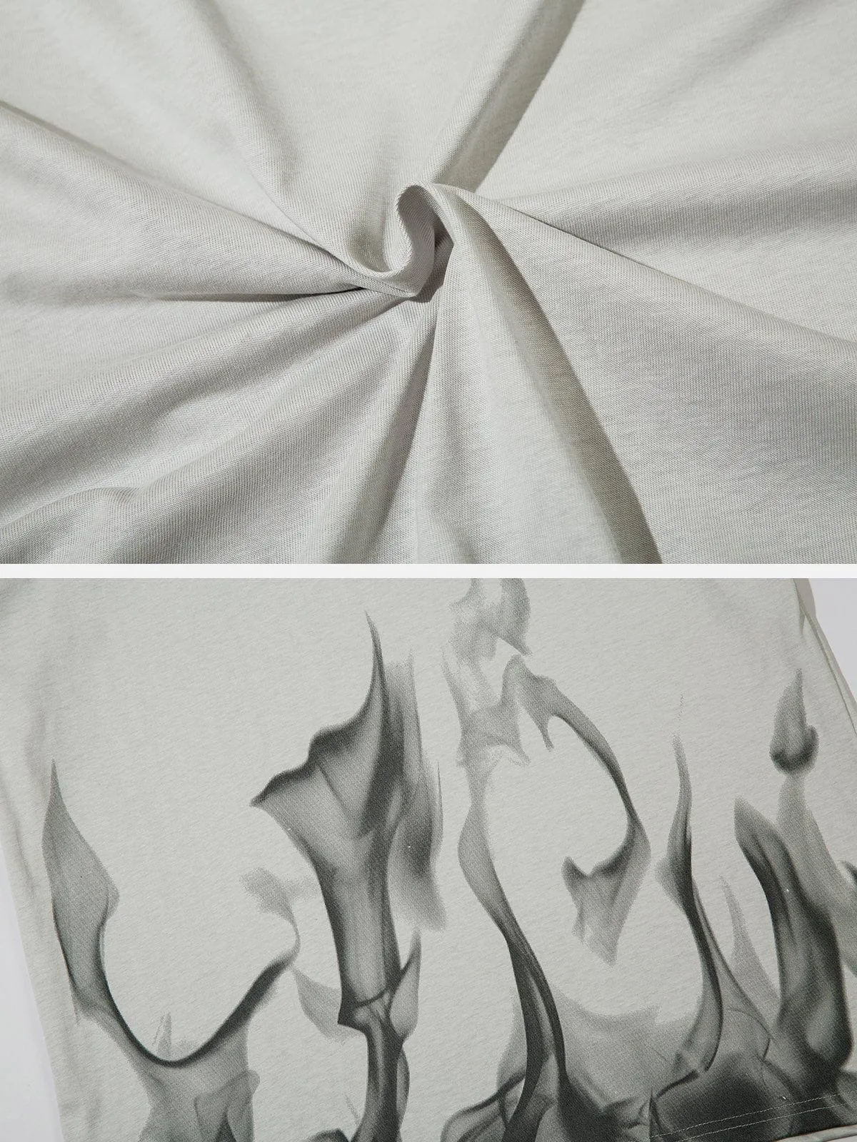 AlanBalen® - Flame Print Cotton Tee