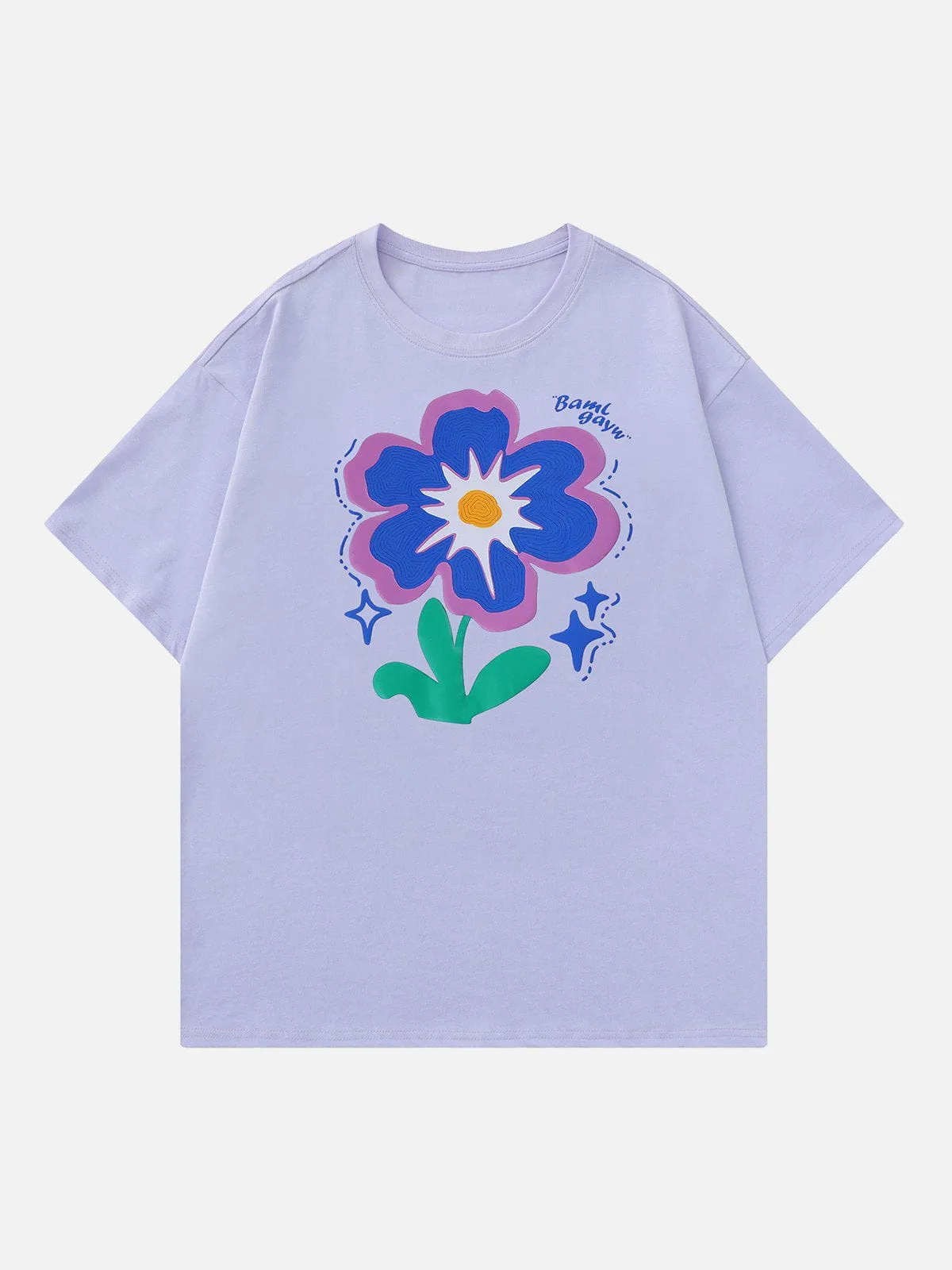 AlanBalen® - Flower Foam Embroidery Tee