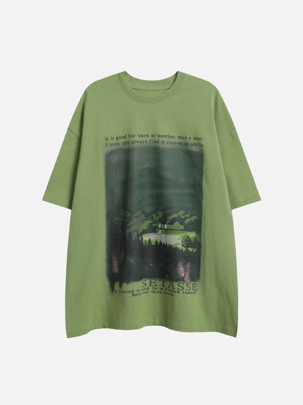 AlanBalen® - Forest House Print Tee