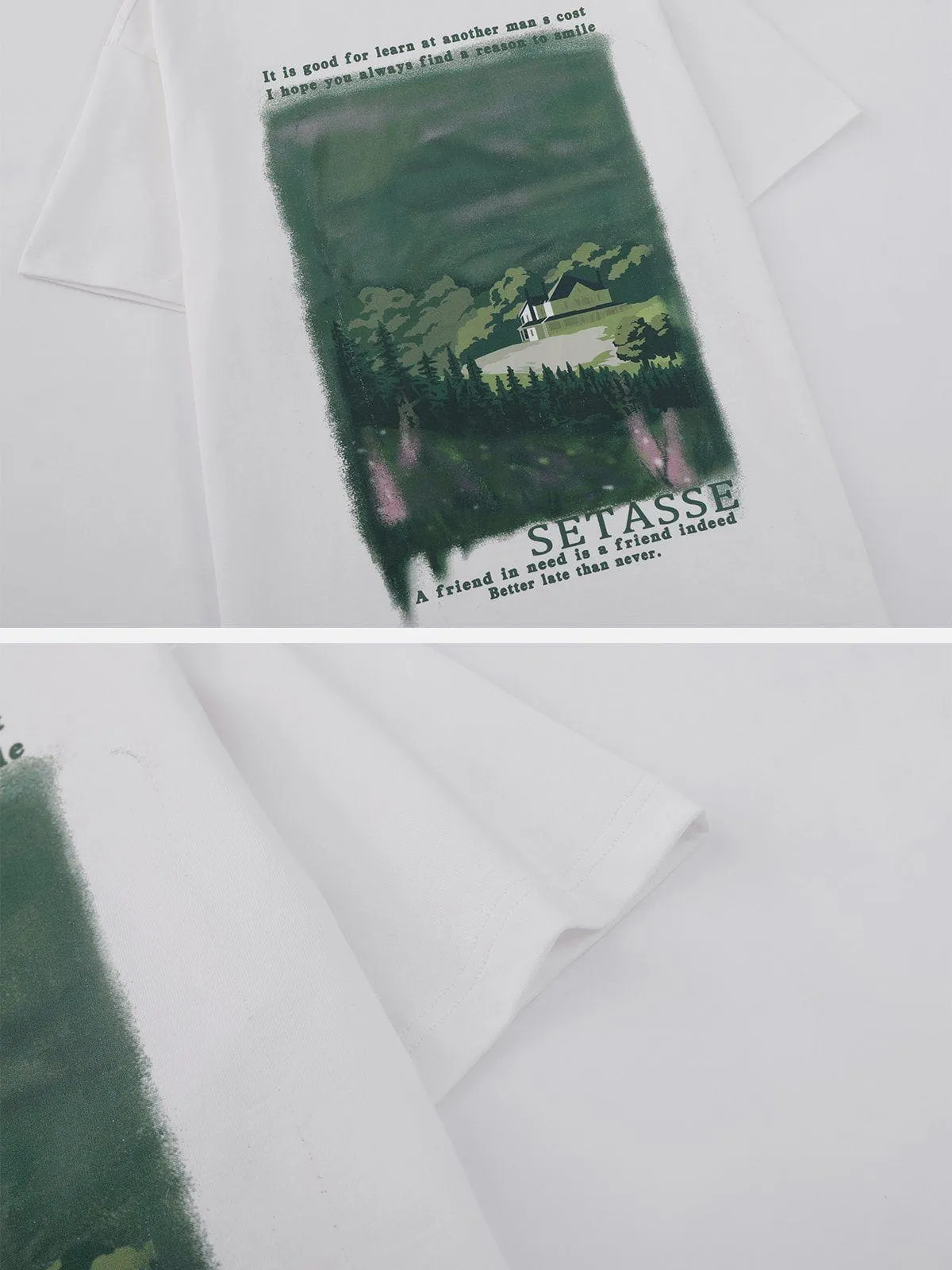 AlanBalen® - Forest House Print Tee