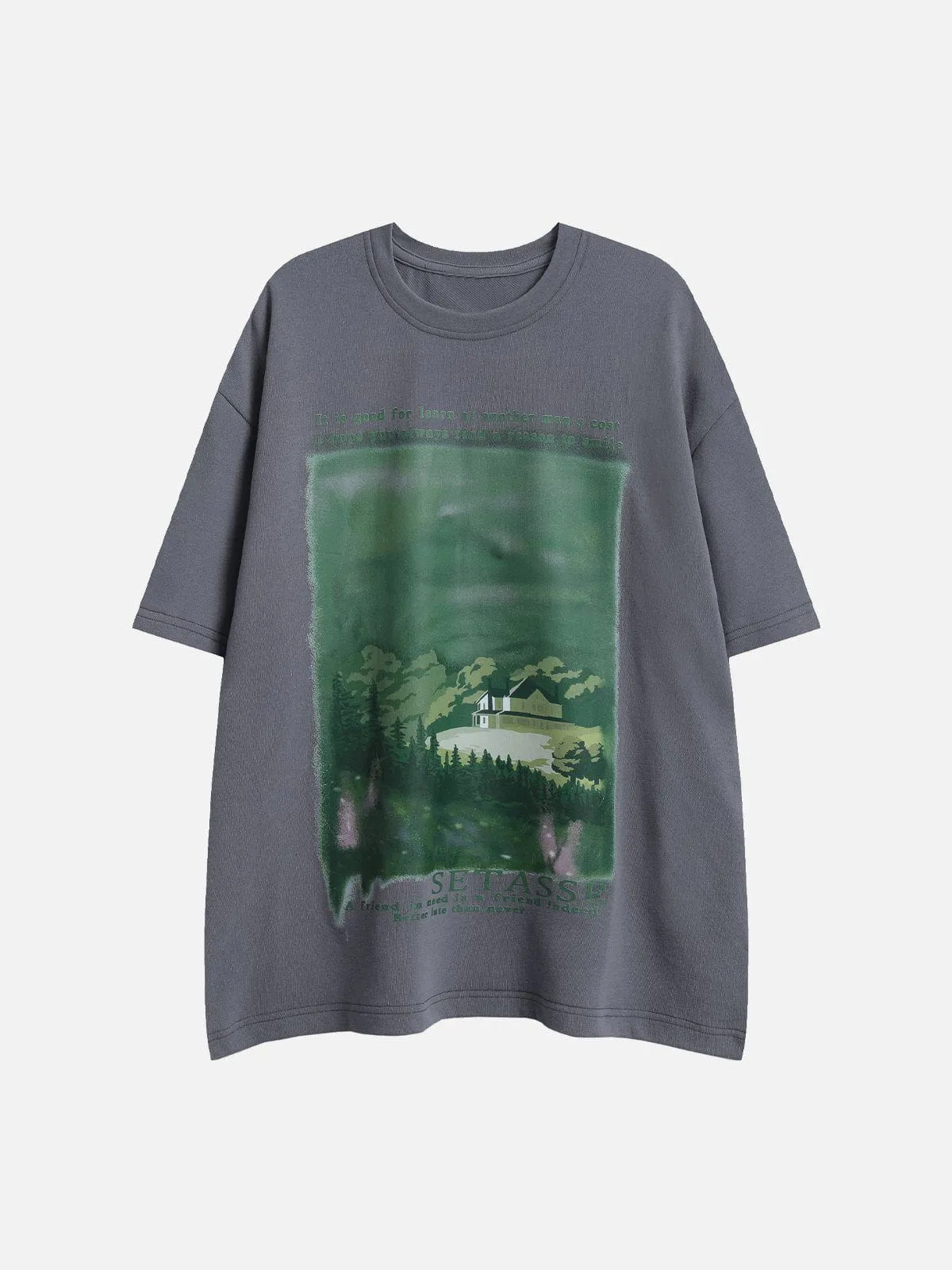 AlanBalen® - Forest House Print Tee