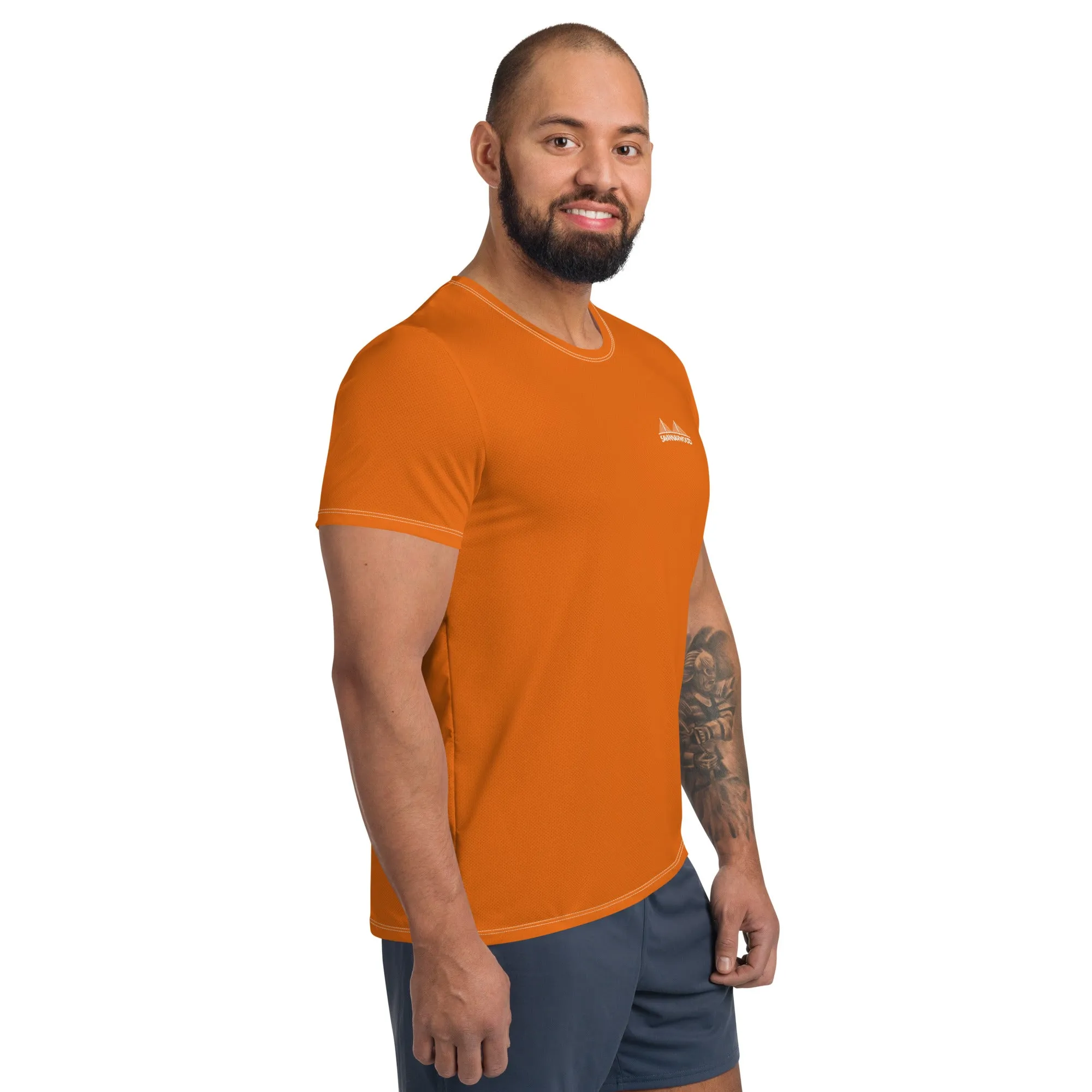 All-Over Print Men's Athletic T-shirt Mango