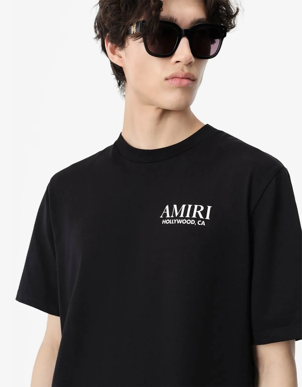 Amiri Black Bones Stacked T-Shirt