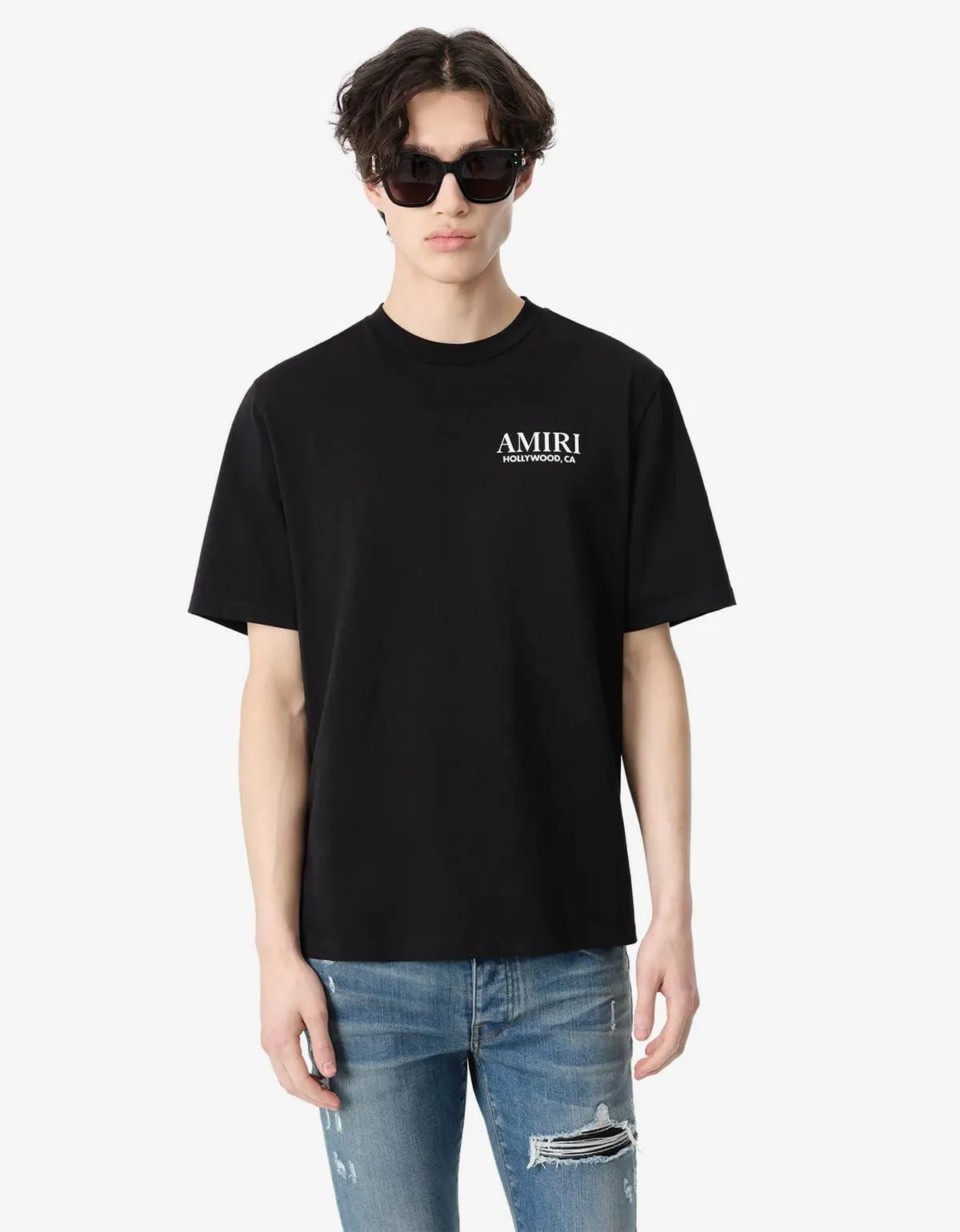 Amiri Black Bones Stacked T-Shirt