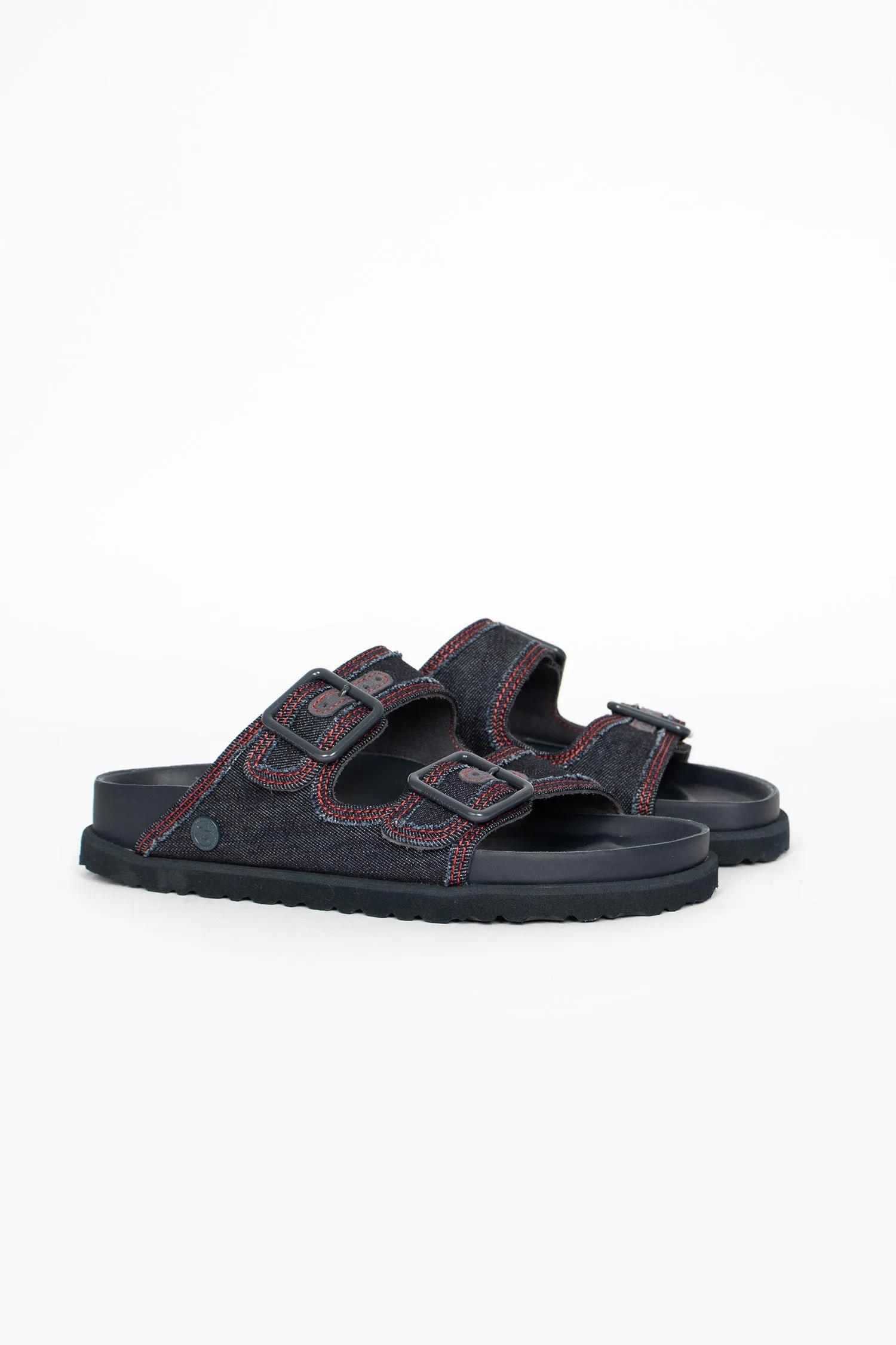 Arizona Stone Washed Sandal Dark Wash Denim