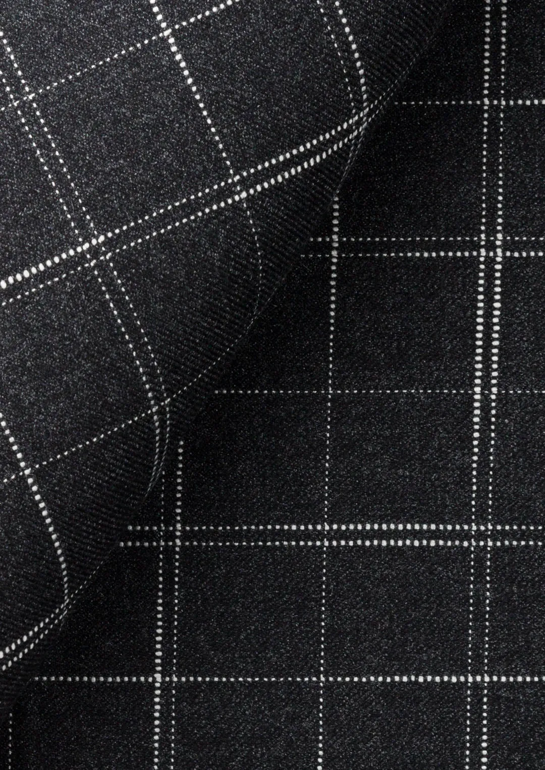 Astor Charcoal Flannel Windowpane Jacket