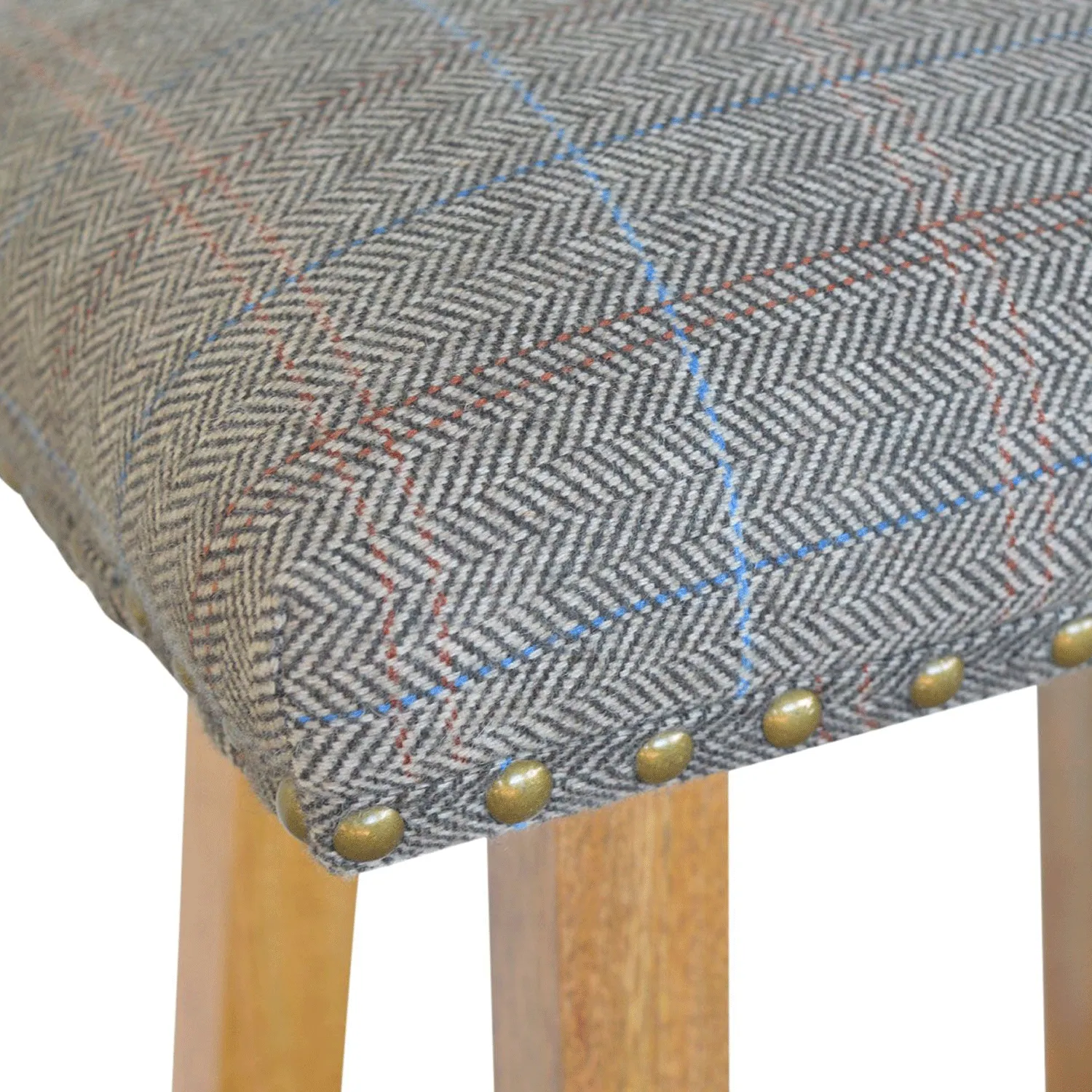 Augustus Multi Tweed Bar Stool