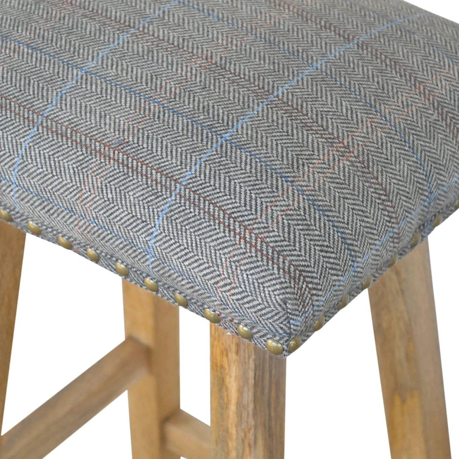 Augustus Multi Tweed Bar Stool