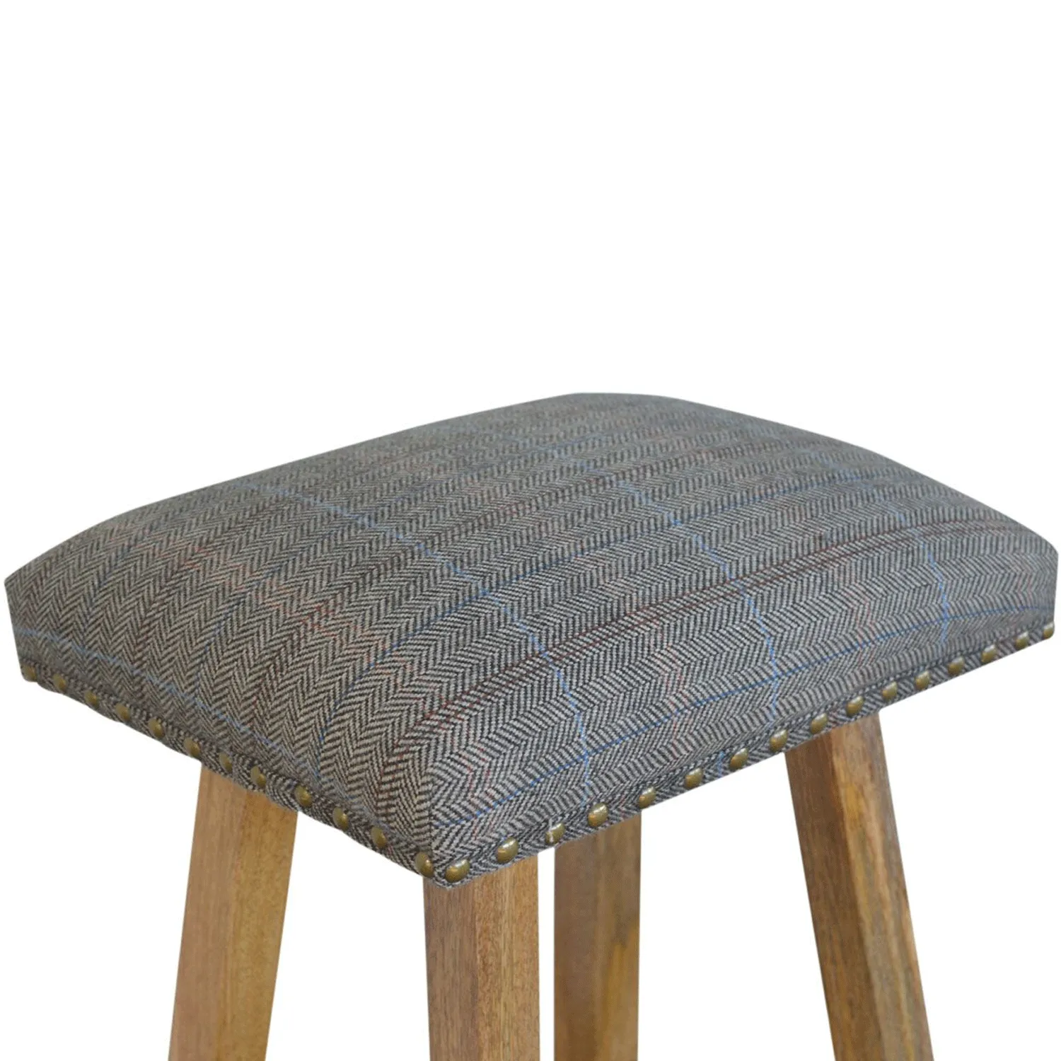 Augustus Multi Tweed Bar Stool