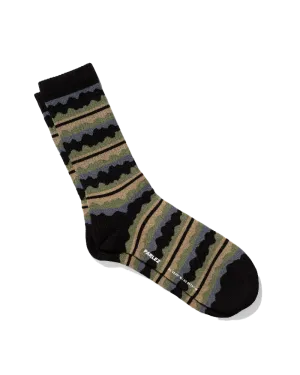 Bancroft Socks in Black Multi