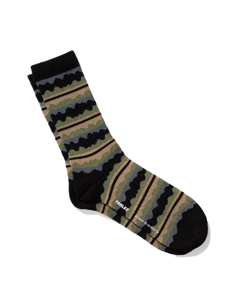 Bancroft Socks in Black Multi