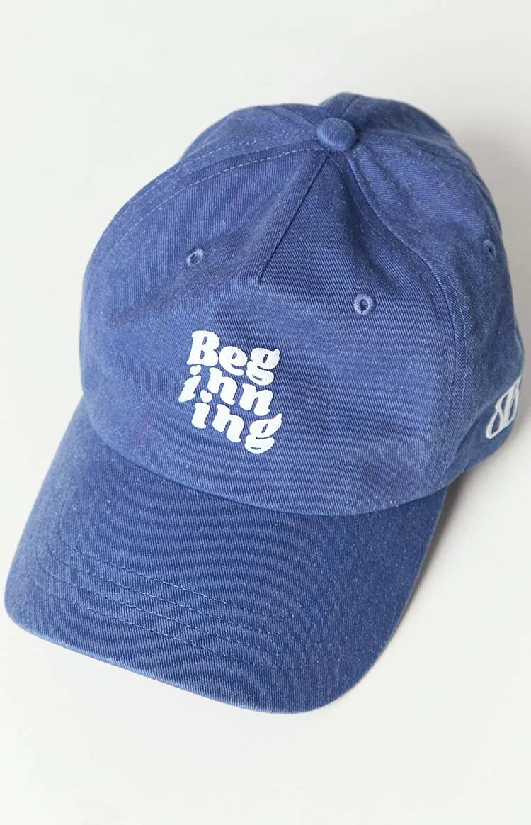 Beginning Navy Washed Cap