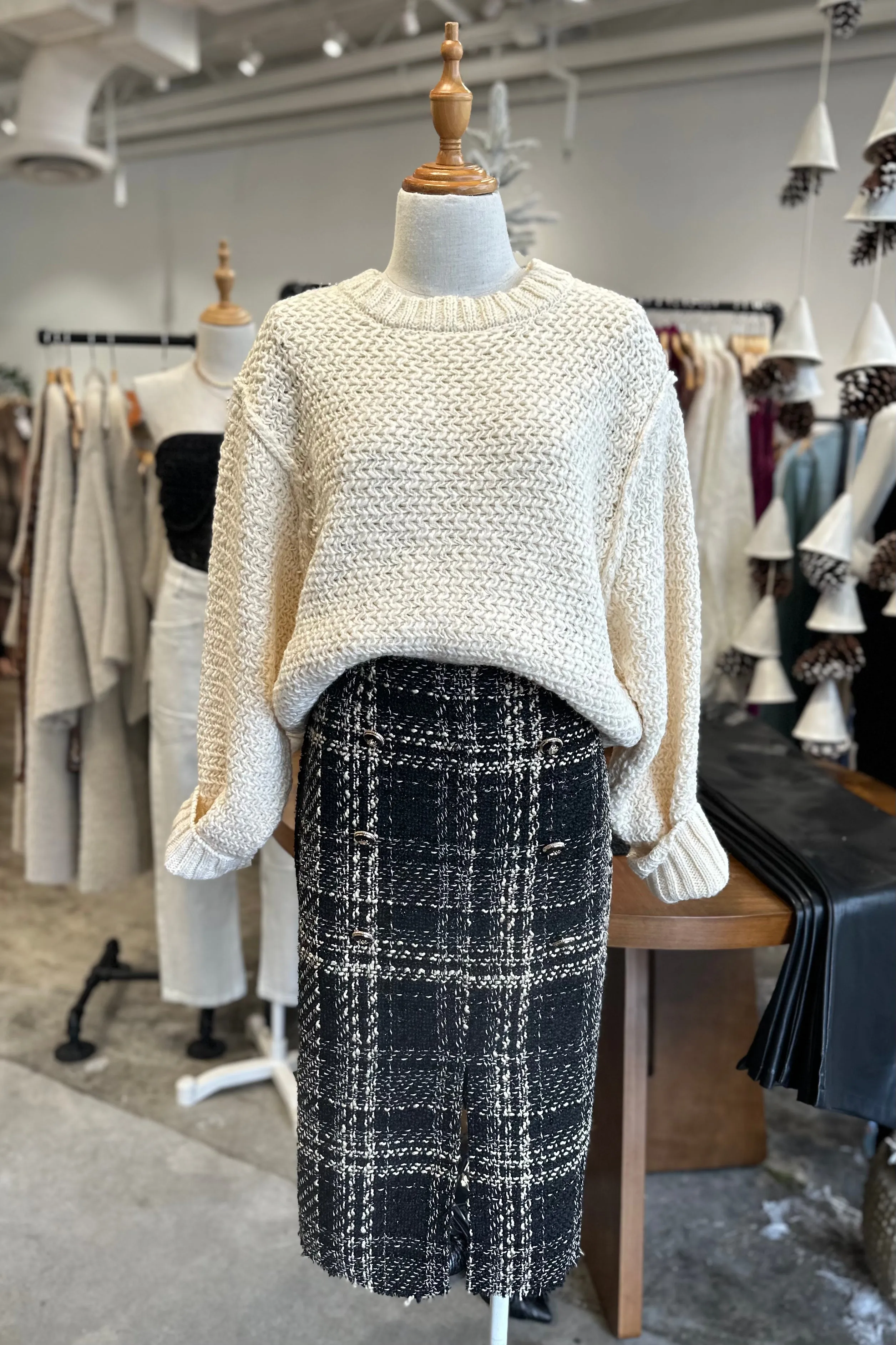 BERKSHIRE TWEED SKIRT