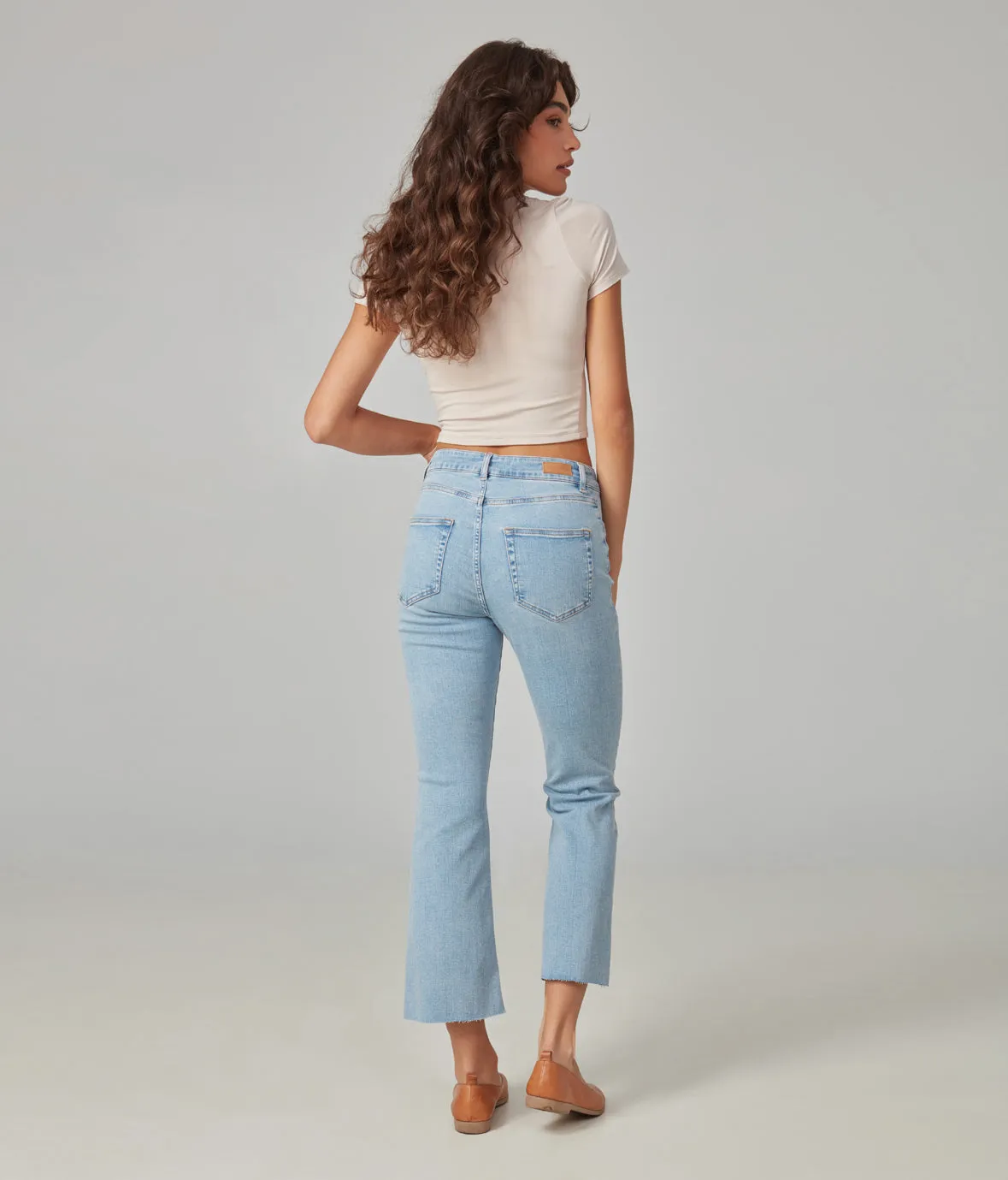 Billie-TD High Rise Bootcut Jeans