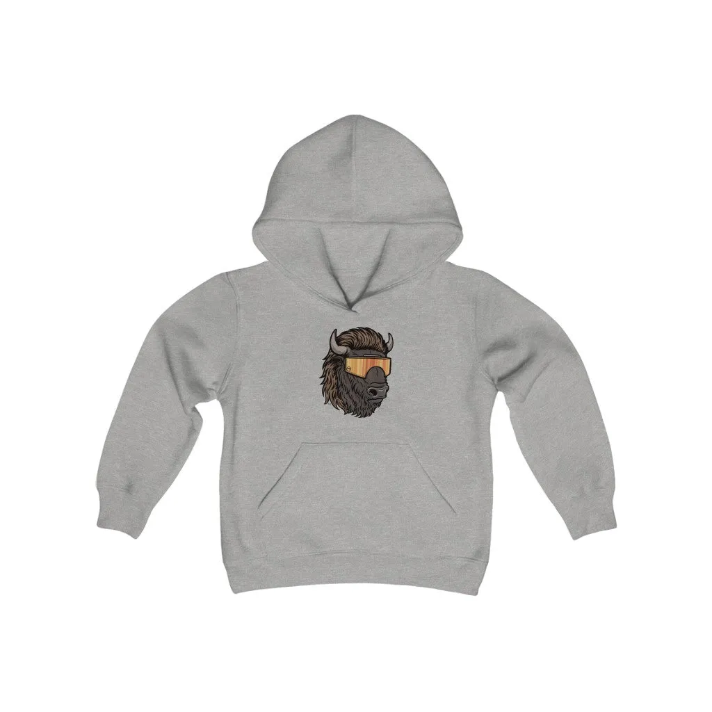 Bison Mullet Youth Hoodie