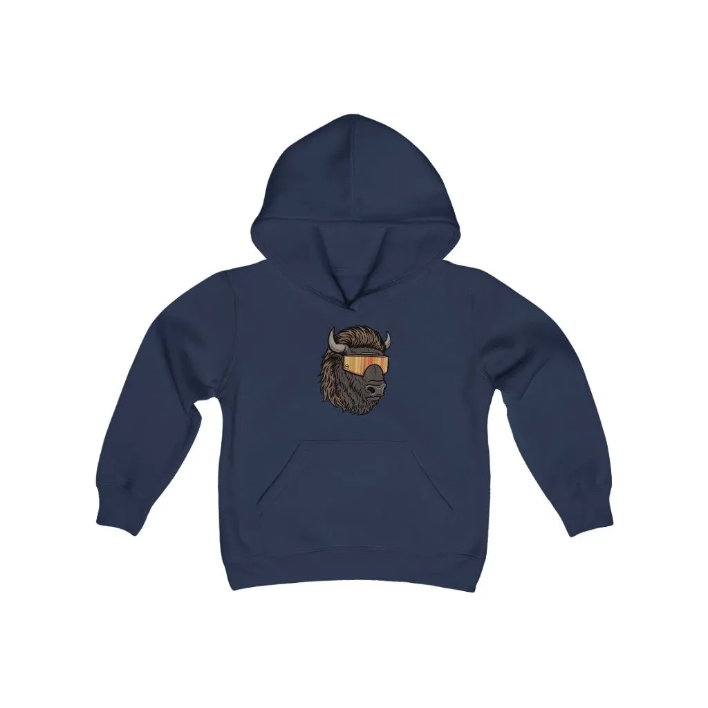 Bison Mullet Youth Hoodie