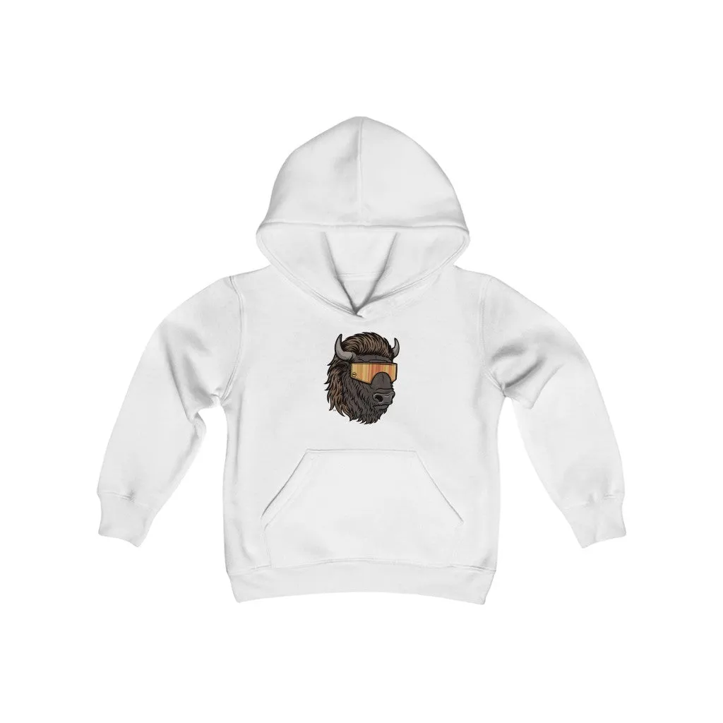 Bison Mullet Youth Hoodie