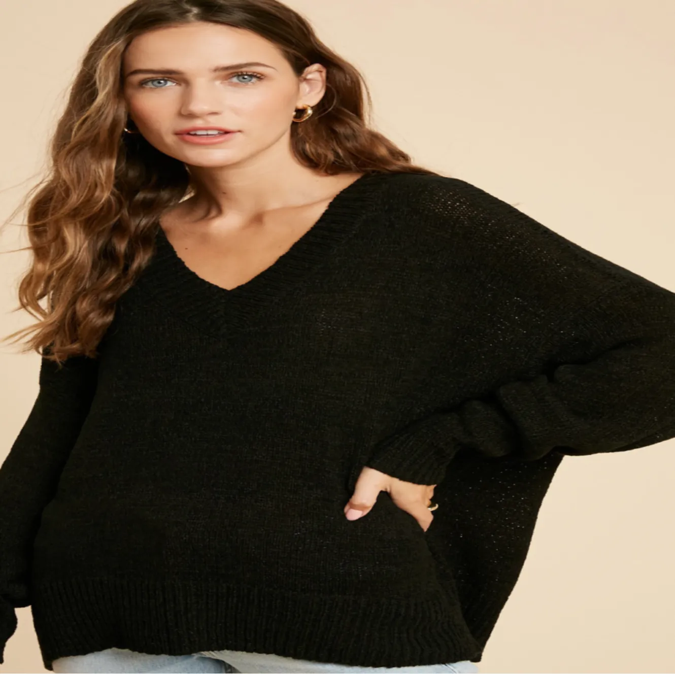 Black Knit Sweater