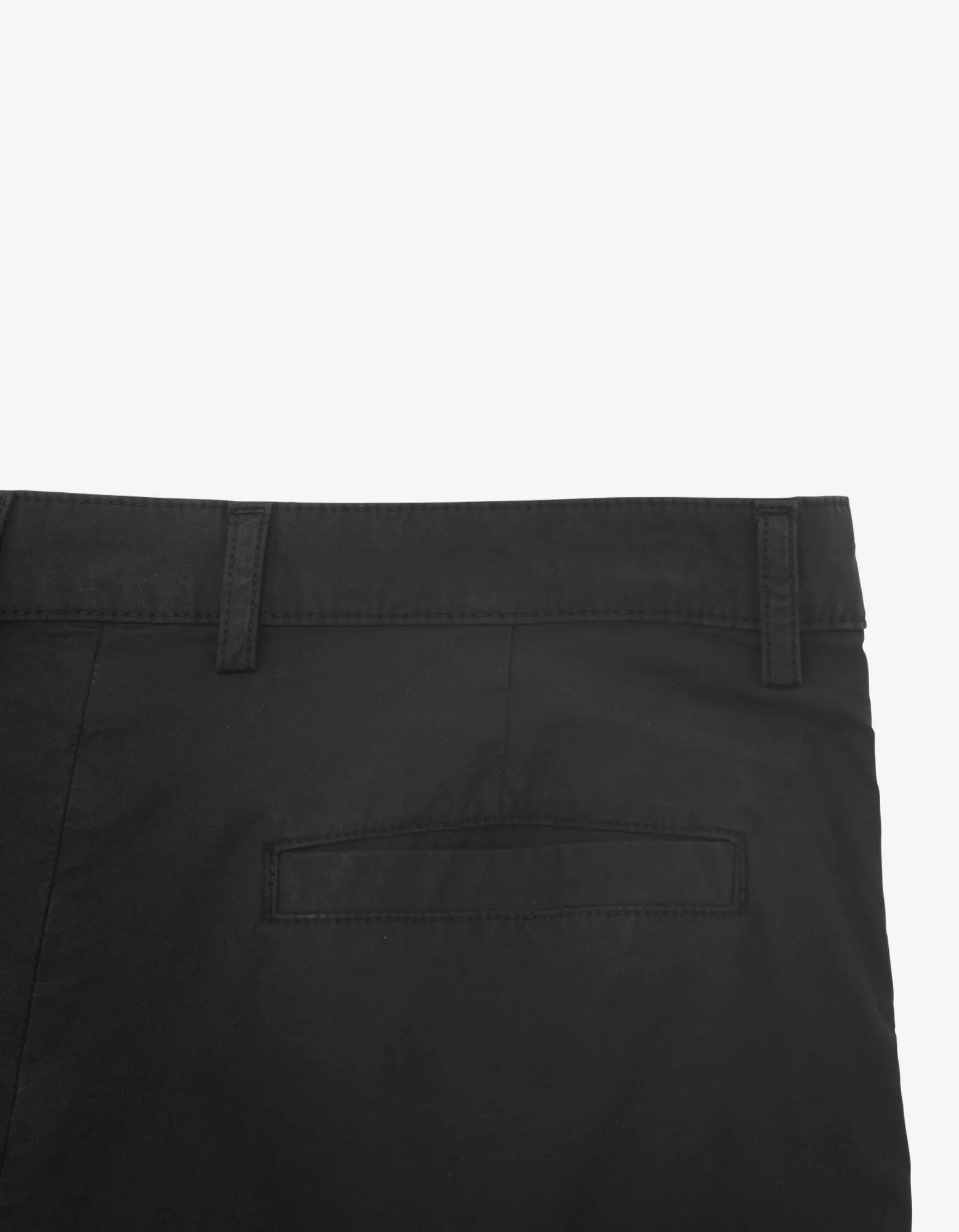 Black Logo Chino Shorts