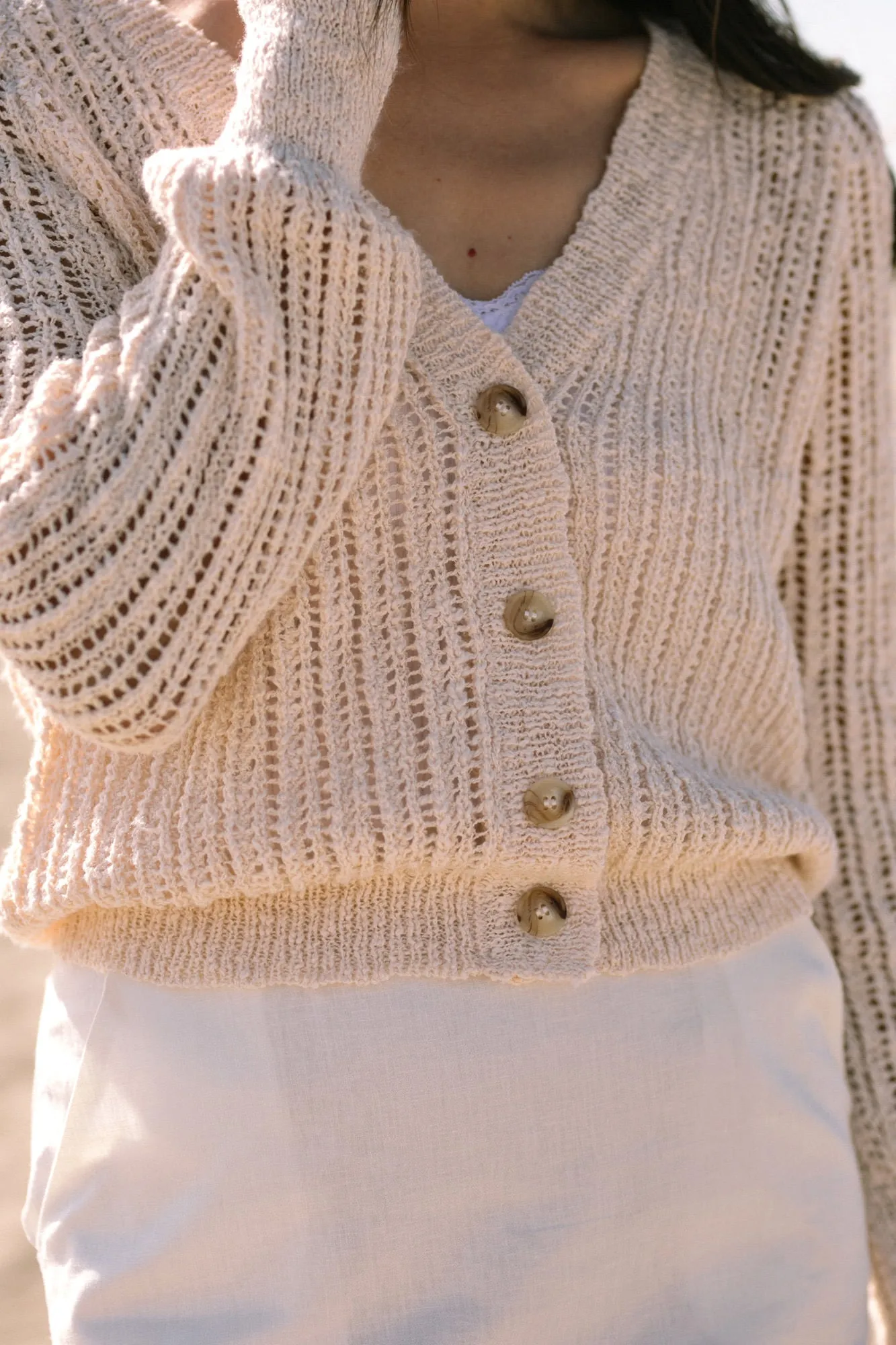 Brandy Buttoned Knit Cardigan