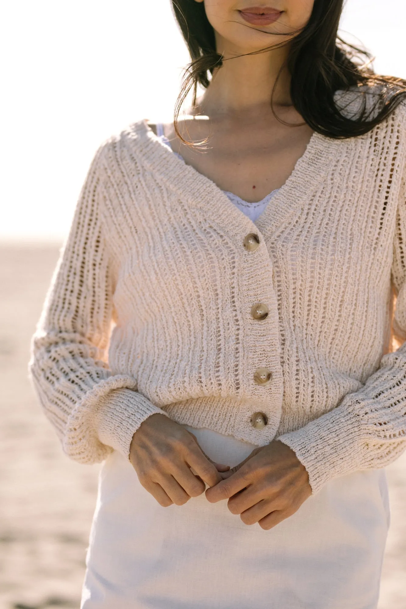 Brandy Buttoned Knit Cardigan