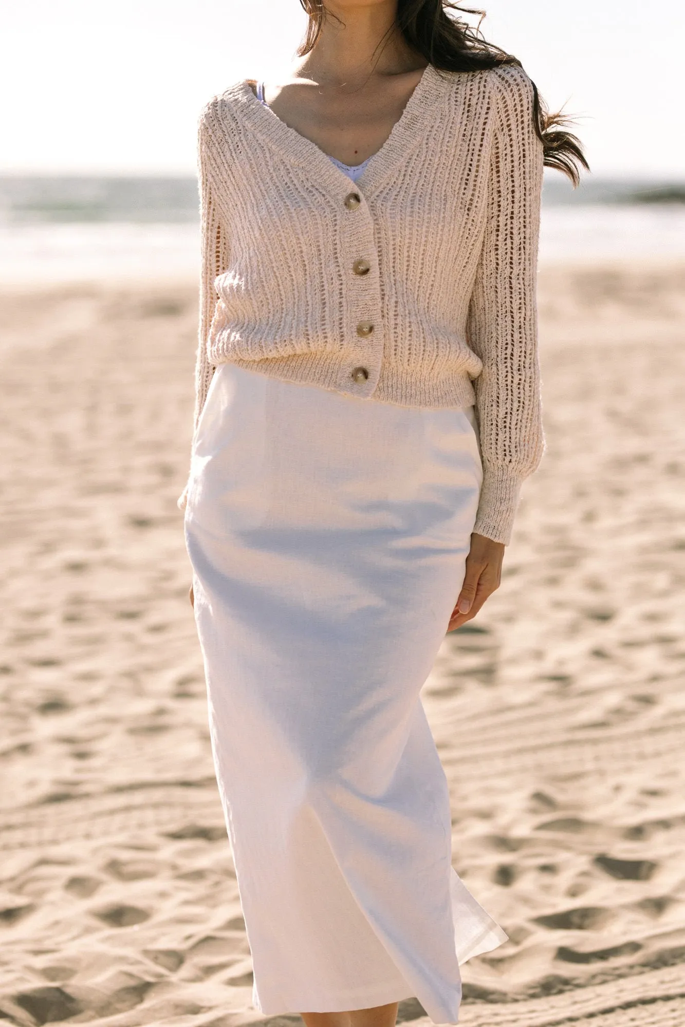 Brandy Buttoned Knit Cardigan