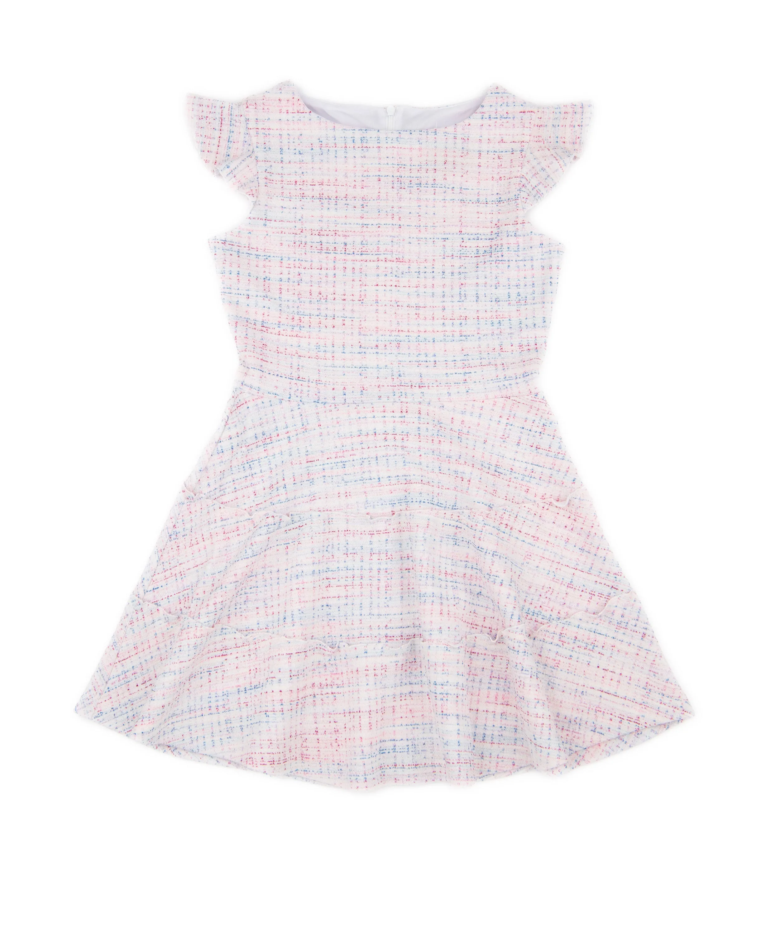 By Debra Girls Primary Tweed 3 Tier Dress