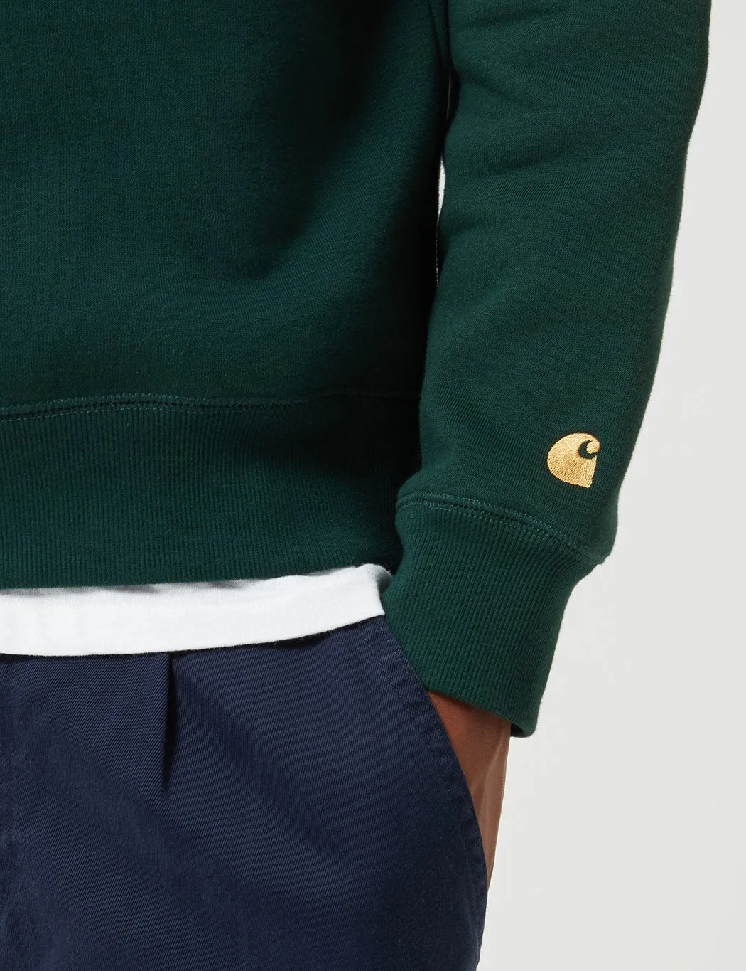 Carhartt-WIP Chase Sweatshirt - Bottle Green