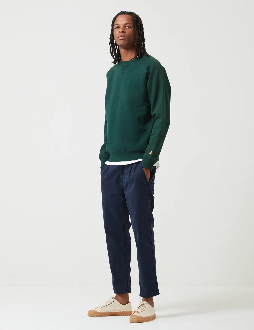 Carhartt-WIP Chase Sweatshirt - Bottle Green