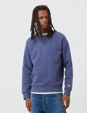 Carhartt-WIP Chase Sweatshirt - Cold Viola/Gold