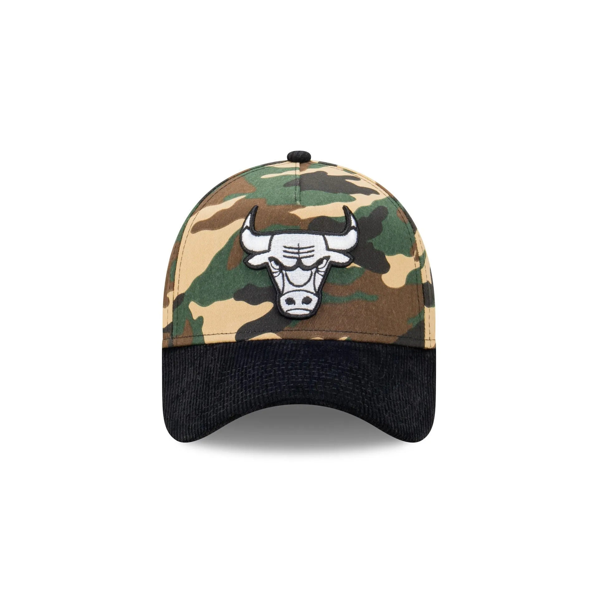 Chicago Bulls Camo Cord 9FORTY A-Frame Snapback