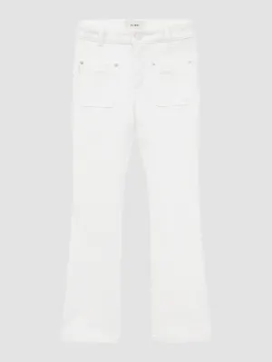 Clarie G White Tide Boot Cut Jeans