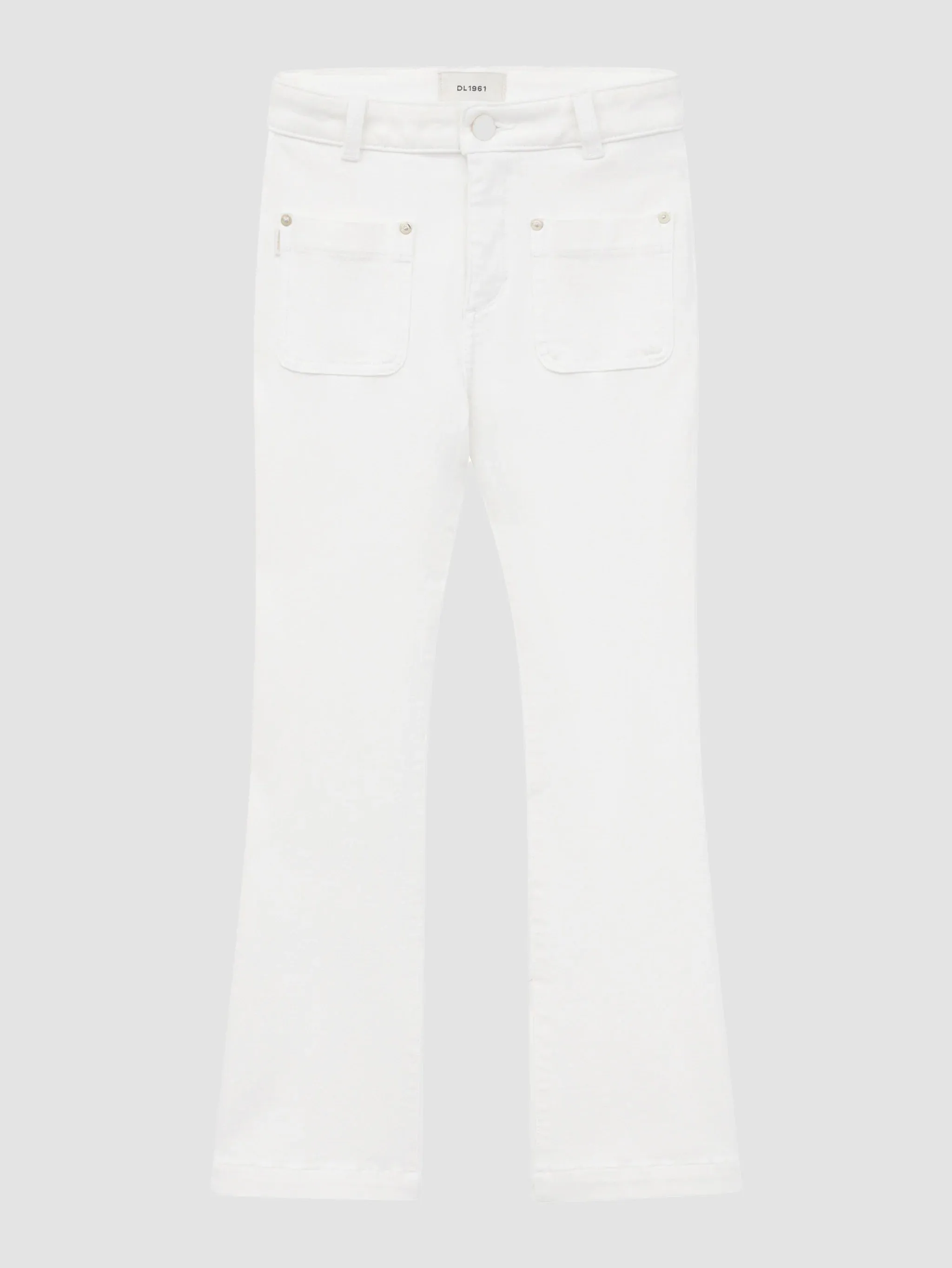 Clarie G White Tide Boot Cut Jeans