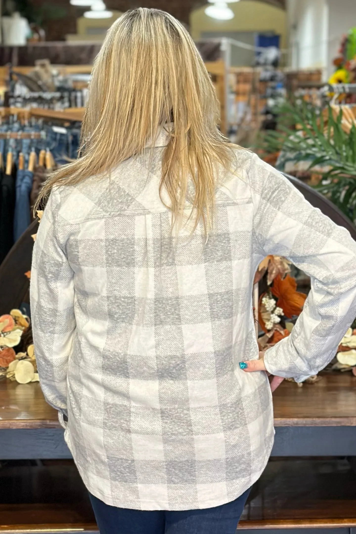 Cozy Soft Plaid Flannel Shacket