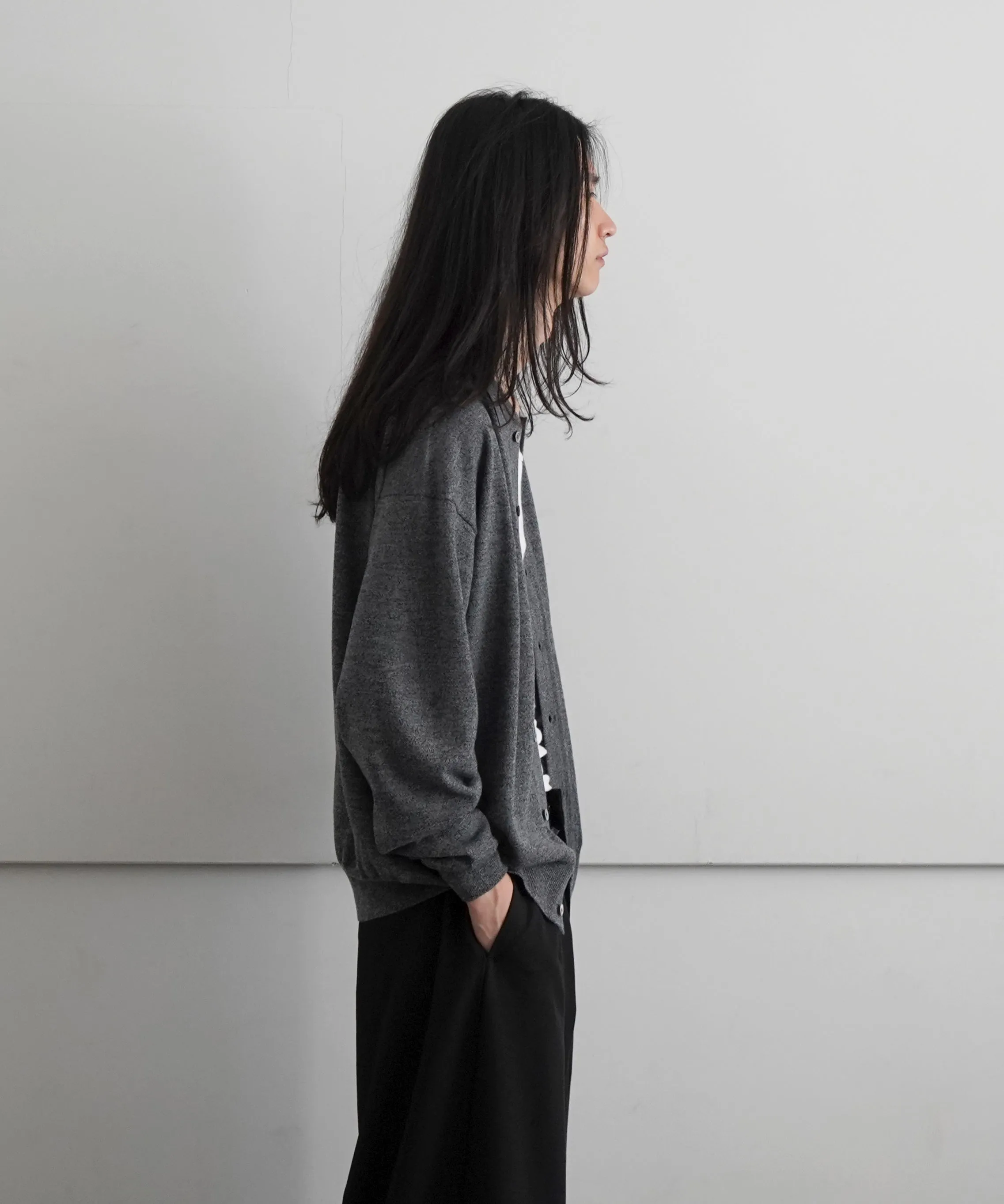 crepuscule H-G Knit Shirt "HEATHER GRAY"