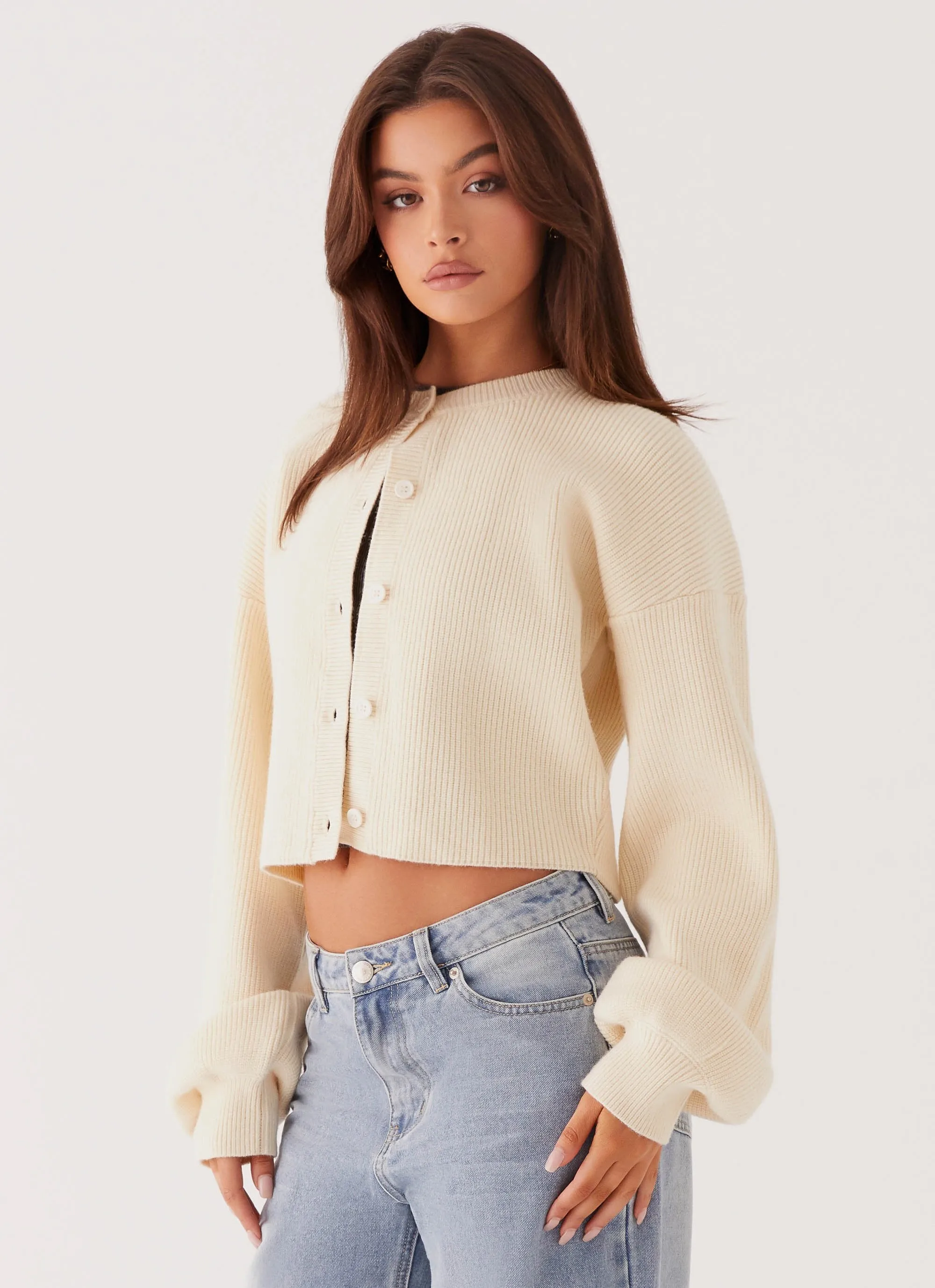 Daphne Knit Cardigan - Ivory