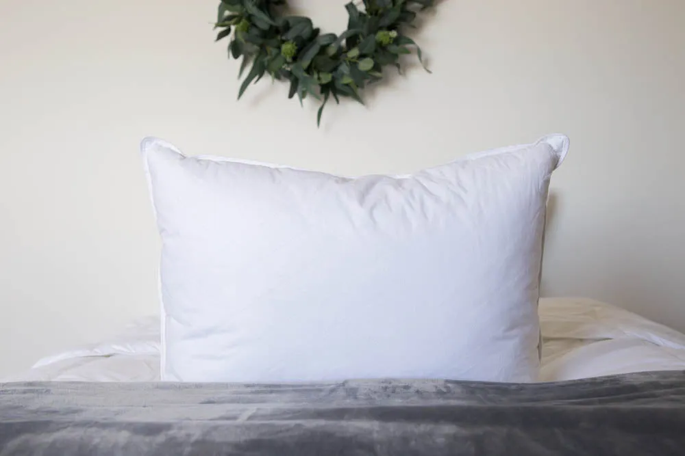 Down Etc. Diamond Support Feather & Down Pillow | Extra-Firm